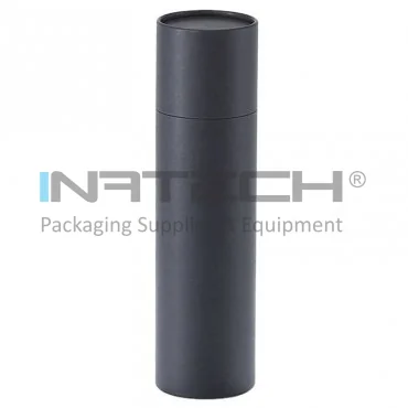 Tuburi Carton Cu Capac Pentru Ambalare Si Stocare Lungime 215 mm, Diametru Interior 66 mm, Grosime 1.5 mm, Culoare Negru