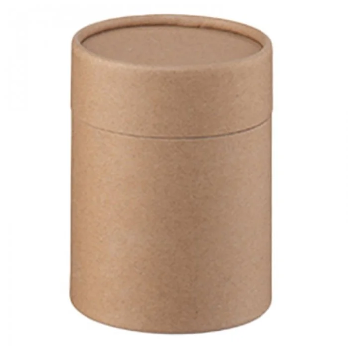 Tuburi Carton Cu Capac Pentru Ambalare Si Stocare Lungime 100 mm, Diametru Interior 79 mm, Grosime 2 mm, Culoare Natur-Tuburi...