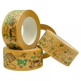 Banda Personalizata Hartie Lungime 50 m, Adeziv Solvent, Numar Culori 3 Culori, Latime 50 mm, Tip Imprimare Pe Suprafata, Cul...