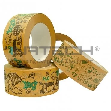 Banda Personalizata Hartie Lungime 50 m, Adeziv Solvent, Numar Culori 3 Culori, Latime 50 mm, Tip Imprimare Pe Suprafata, Culoare Natur, Buc / Pachet 360