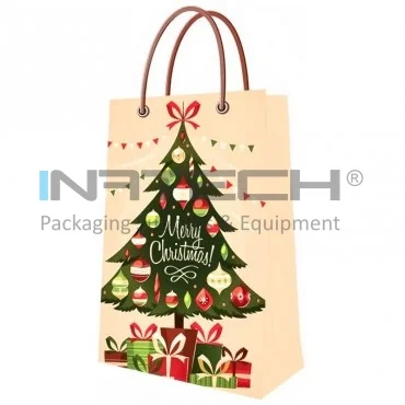 Pungi Pentru Cadouri, Personalizate, Aspect Lucios, 190 g/mp Plastifiere Lucioasa, Dimensiuni mm (L × l × h) 150 x 260 x 85, Tip Maner Snur, Gramaj 190 gr/mp