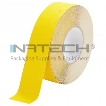 Banda Antiderapanta Reutilizabila Lungime 18.3 m, Latime 50 mm, Culoare Galben, Buc / Pachet 10