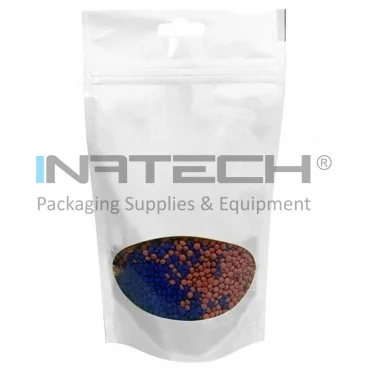 Pungi Stand Up Cu Inchidere Fermoar, 500 buc/pachet Tip Punga PET / AL / PE, Lungime 160 mm, Latime 110 mm, Clapeta Sigilare 25 mm, Burduf Inferior 2 x 32 mm, Volum 250 ml, Buc / Pachet 500