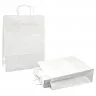 Pungi Hartie Cu Maner Rasucit, Alb/Natur Dimensiuni 240 x 110 x 260 mm, Tip Maner Sfoara, Material Hartie 90 gr/m2, Culoare A...