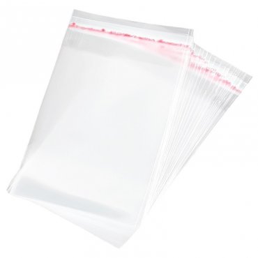 Pungi Cu Clapeta Adeziva Latime 400 mm, Inaltime 600 mm, Pliu NU mm, Grosime 50 my, Clapeta 40 mm, Culoare Transparent, Buc / Pachet 1000