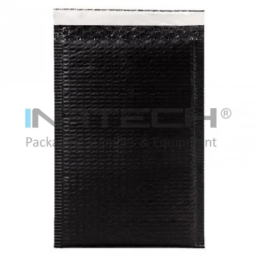 Plicuri Cu Bule Din Polietilena Poly Bubble Lungime 350 mm, Latime 290 mm, Clapeta 50 mm, Culoare Negru, Buc / Pachet 1760