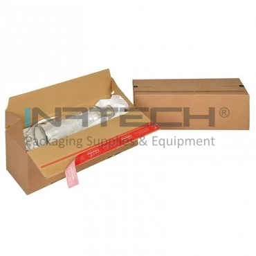 Cutii Carton Euro Cu Autosigilare ColomPac ® Lungime 394 mm, Latime 144 mm, Inaltime 137 mm, Culoare Maro, Tip Carton CO3
