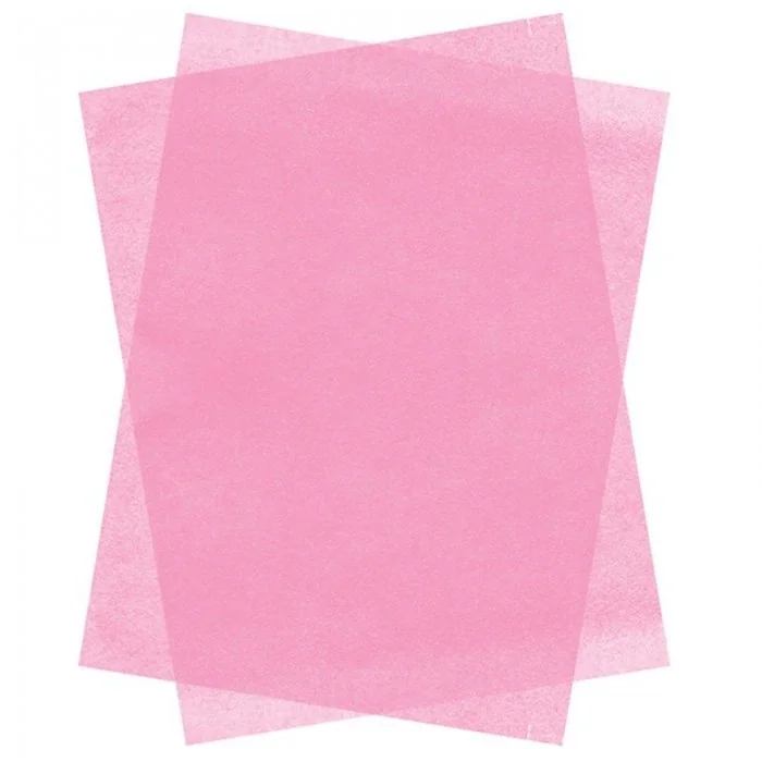 Hartie De Matase, Dimensiuni mm (l x L) 500 x 750, Gramaj 17 gr/mp, Culoare Roz Pastel, Buc / Pachet 50-Hartie Pentru Ambalare