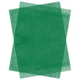 Hartie De Matase, Dimensiuni mm (l x L) 500 x 750, Gramaj 17 gr/mp, Culoare Verde, Buc / Pachet 50-Hartie Pentru Ambalare
