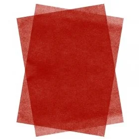 Hartie De Matase, Dimensiuni mm (l x L) 500 x 750, Gramaj 17 gr/mp, Culoare Rosu, Buc / Pachet 50-Hartie Pentru Ambalare