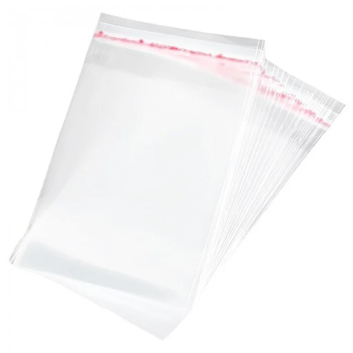 Pungi Cu Clapeta Adeziva Latime 350 mm, Inaltime 450 mm, Pliu NU mm, Grosime 40 my, Clapeta 40 mm, Culoare Transparent, Buc /...