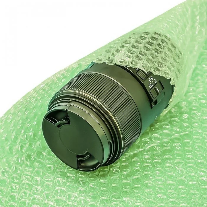 Folie Cu Bule Mici Eco Friendly Latime 1000 mm, Lungime 25 m, Straturi 2, Grosime 40 my, Culoare Verde-Folie Cu Bule De Aer Mici