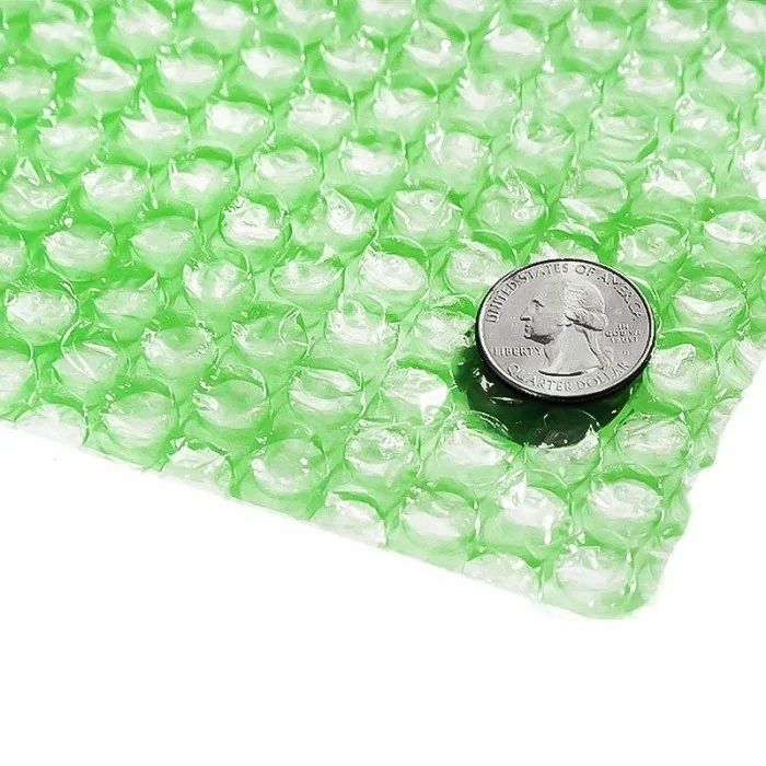 Folie Cu Bule Mici Eco Friendly Latime 1000 mm, Lungime 50 m, Straturi 2, Grosime 60 my, Culoare Verde-Folie Cu Bule De Aer Mici