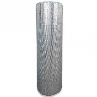 Folie Cu Bule Mici Aluminizata Latime 1200 mm, Lungime 34 m, Straturi 3, Grosime 80 my, Culoare Argintiu