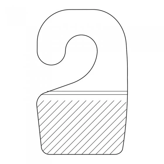 Set Agatatori Autoadezive Din Plastic Pentru Raft