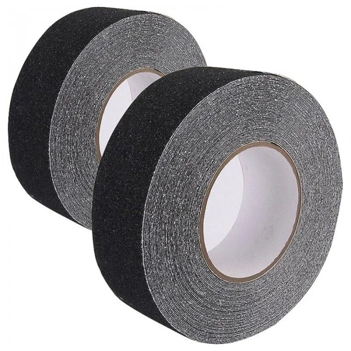 Banda Antiderapanta Pentru Forme Neregulate Lungime 18.3 m, Latime 100 mm, Culoare Negru / Galben, Buc / Pachet 10-Benzi Adez...