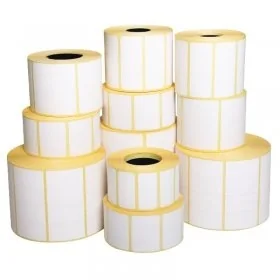 Etichete Autoadezive EcoThermal Diametru Interior 40 mm, Dimensiuni 40 x 30 mm, Culoare Alb, Nr. Etichete 1000-Role Termice