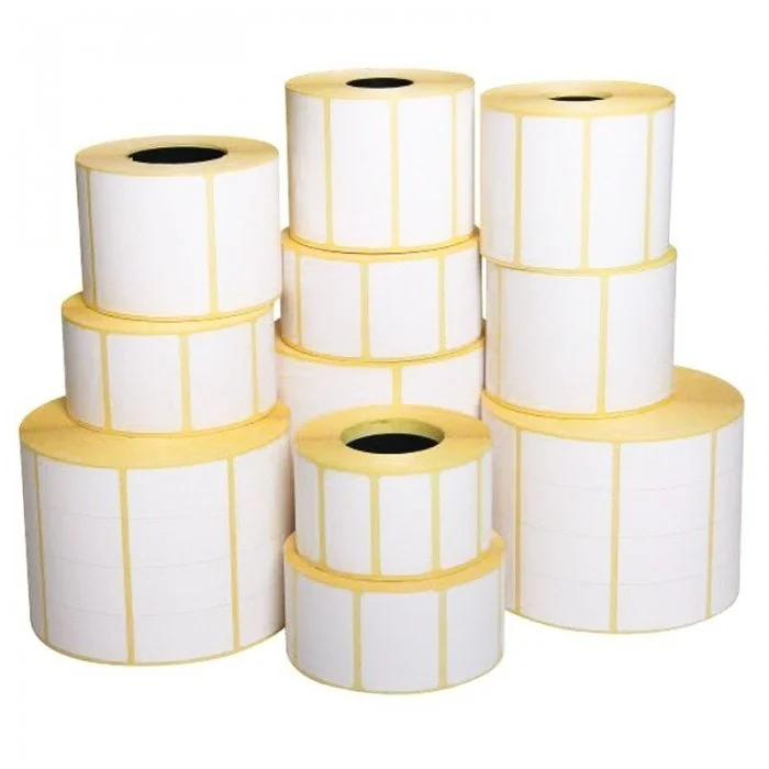 Etichete Autoadezive EcoThermal Diametru Interior 76 mm, Dimensiuni 50 x 25 mm, Culoare Alb, Nr. Etichete 1000-Role Termice