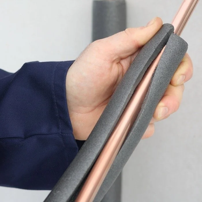 Izolatie Tevi Si Conducte Dimensiuni 15 x 6 mm, Culoare Gri, Metri Liniari / Cutie 500-Coltare Si Profile Din Polietilena Exp...