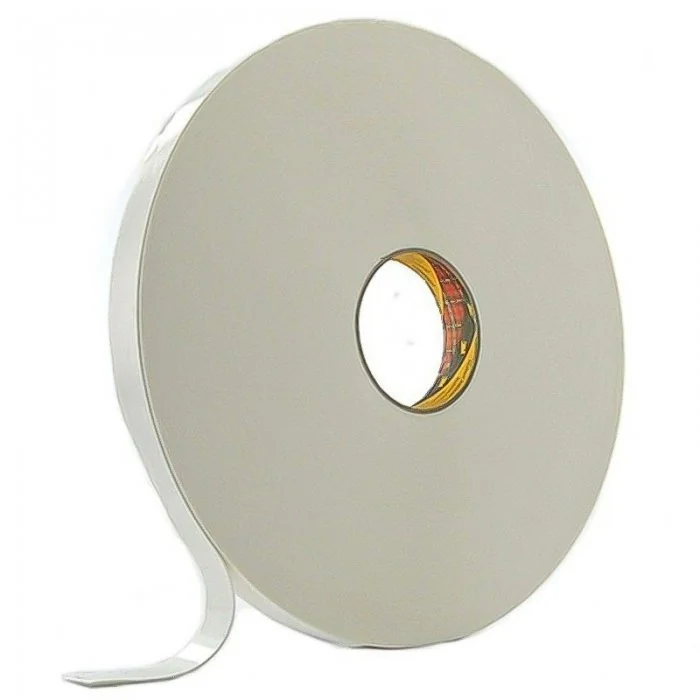 Banda Buretoasa Dublu Adeziva Lungime 5 m, Latime 15 mm, Material Burete PE, Culoare Alb-Benzi Dublu Adezive