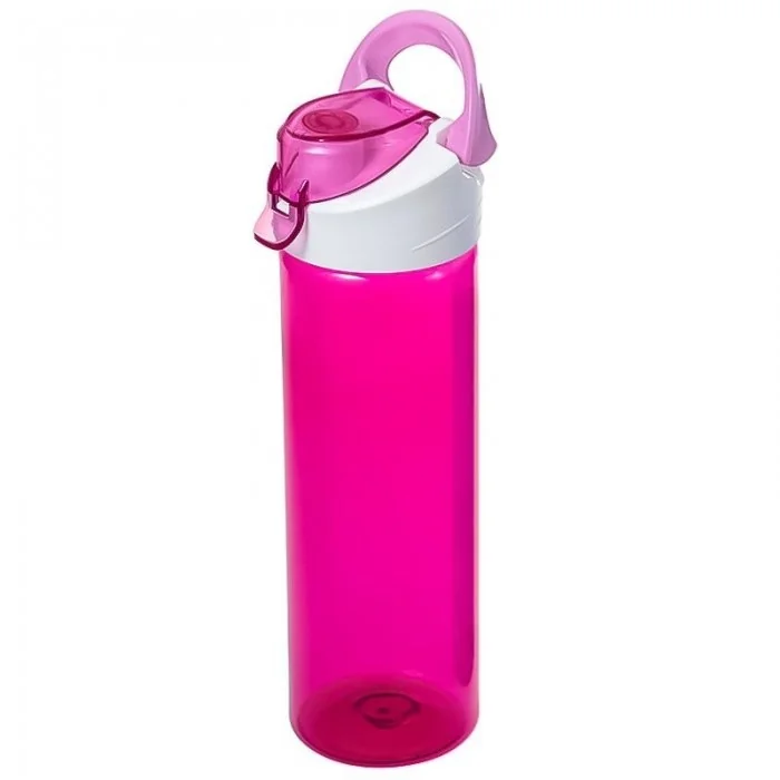 Recipiente Din Plastic Forma Rotunda, Tip Capac Simplu, Diametru Filet 63 mm, Maner NU, Volum 600 ml, Culoare Roz, Buc / Pach...