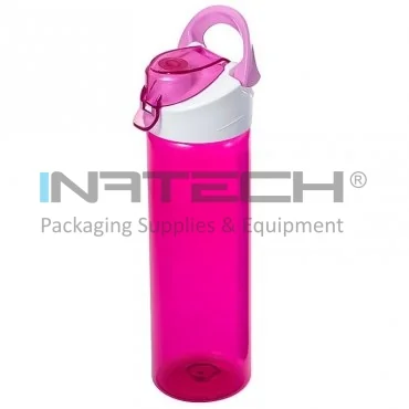 Recipiente Din Plastic Forma Rotunda, Tip Capac Simplu, Diametru Filet 63 mm, Maner NU, Volum 600 ml, Culoare Roz, Buc / Pachet 24