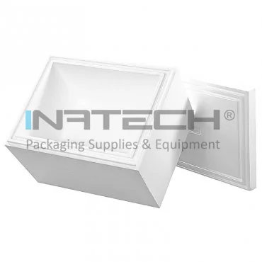 Cutii Termoizolante EPS Pentru Transport Dimensiune Interioara 465 x 340 x 260 mm, Grosime Perete 50 mm, Volum Litri 41.11, Material EPS, Culoare Alb