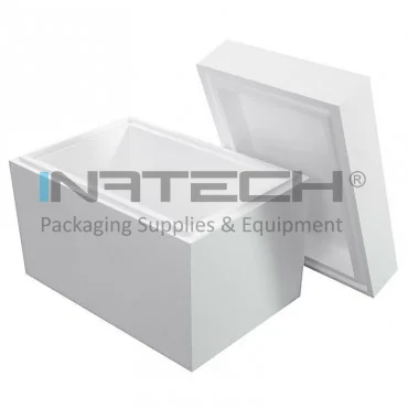 Cutii Termoizolante EPS Pentru Transport Dimensiune Interioara 500 x 300 x 340 mm, Grosime Perete 50 mm, Volum Litri 51, Material EPS, Culoare Alb