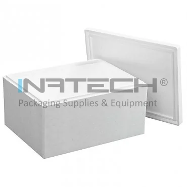 Cutii Termoizolante EPS Pentru Transport Dimensiune Interioara 305 X 210 X 200 mm, Grosime Perete 30 mm, Material EPS, Volum Litri 12.8, Culoare Alb