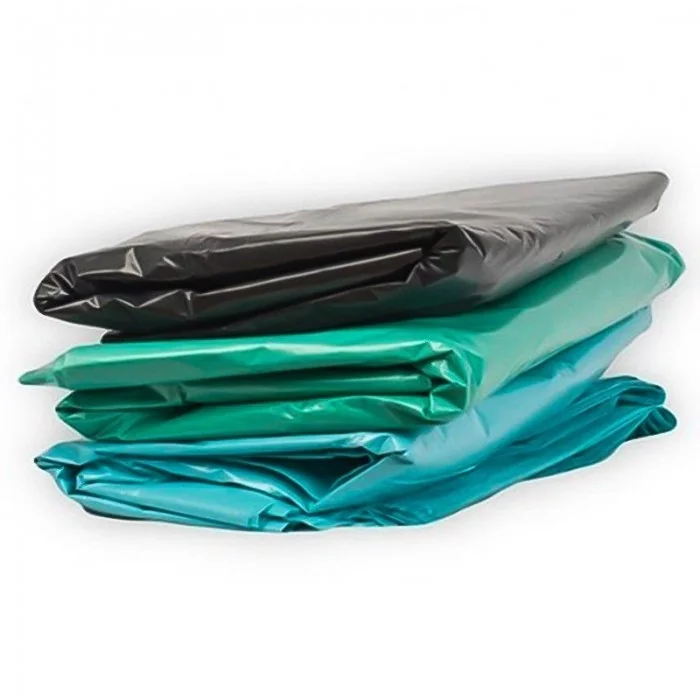 Saci Menajeri Din Polietilena Tip Sac Subtire, Litri 30, Grosime 8 my, Dimensiuni 500x600 mm, Culoare Verde, Saci/Rola 40-Pun...