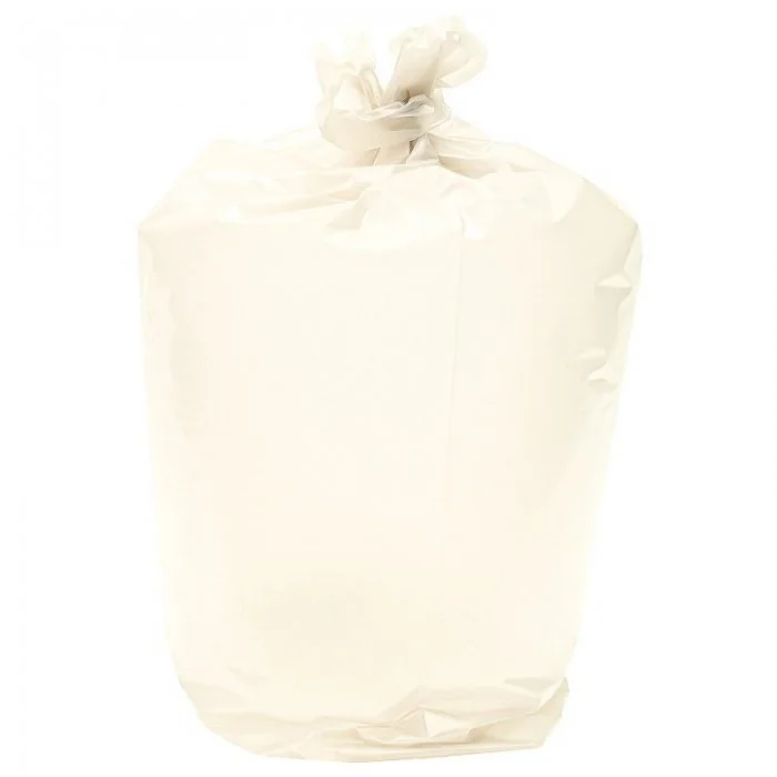 Saci Menajeri Din Polietilena Tip Sac Gros, Litri 120, Grosime 20 my, Dimensiuni 700x1100 mm, Culoare Negru, Saci/Rola 10-Pun...