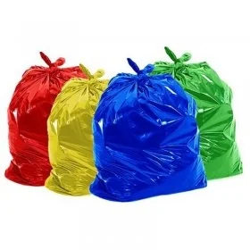 Saci Menajeri Din Polietilena Tip Sac Gros, Litri 120, Grosime 30 my, Dimensiuni 600+2x200x700 mm, Culoare Transparent, Saci/...