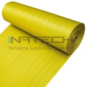 Folie Polietilena Expandata Parchet Lungime 50 m, Latime 1000 mm, Grosime 2 mm, Culoare Galben