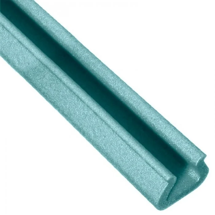 Profil Din Spuma PEE, U Tulip Lungime 2000 mm, Dimensiuni A-B-C-D 24 x 8 x 10 x 35 mm, Culoare Verde, Metri / Pachet 300-Poli...