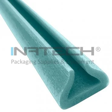 Profil Din Spuma PEE, U Tulip Lungime 1000 mm, Dimensiuni A-B-C-D 57 x 14 x 30 x 60 mm, Culoare Verde, Metri / Pachet 25