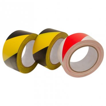 Banda Adeziva Pentru Marcare Lungime 33 m, Latime 50 mm, Culoare Negru / Galben