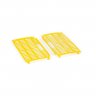 Set De Usi Pentru Lada Pasari VII 420 x 230 x 13 mm, Material PP Virgin, Galben/Albastru-Ladite Pliabile