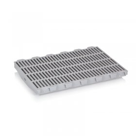 Gratar Pentru Racire 600 x 400 x 40 mm, Material PP Virgin, Gri-Ladite Pliabile
