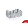 Naveta Pliabila 300 x 200 x 116 mm, Material PP Virgin, Gri-Ladite Pliabile