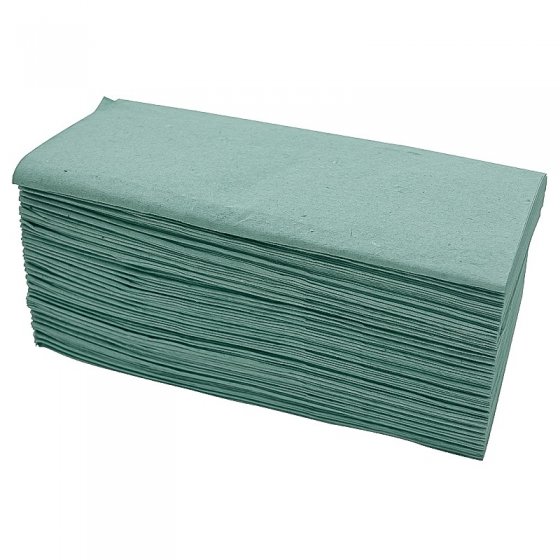 Prosop Hartie Pliat, Verde, V-Fold, 20 buc/pachet