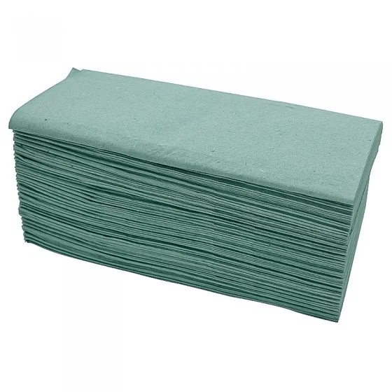 Prosop Hartie Pliat, Verde, V-Fold, 20 buc/pachet
