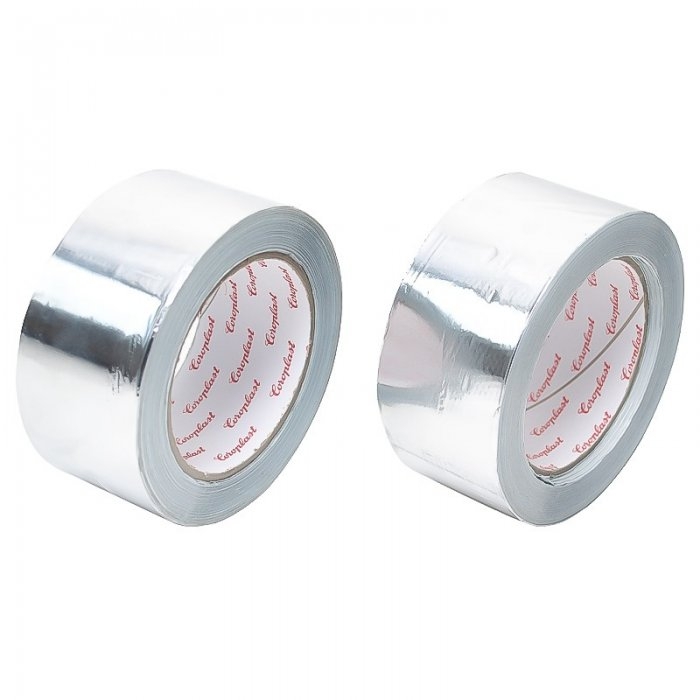 Banda Adeziva Din Aluminiu 50 mm x 50 m x 50 my-Benzi Adezive Aluminiu