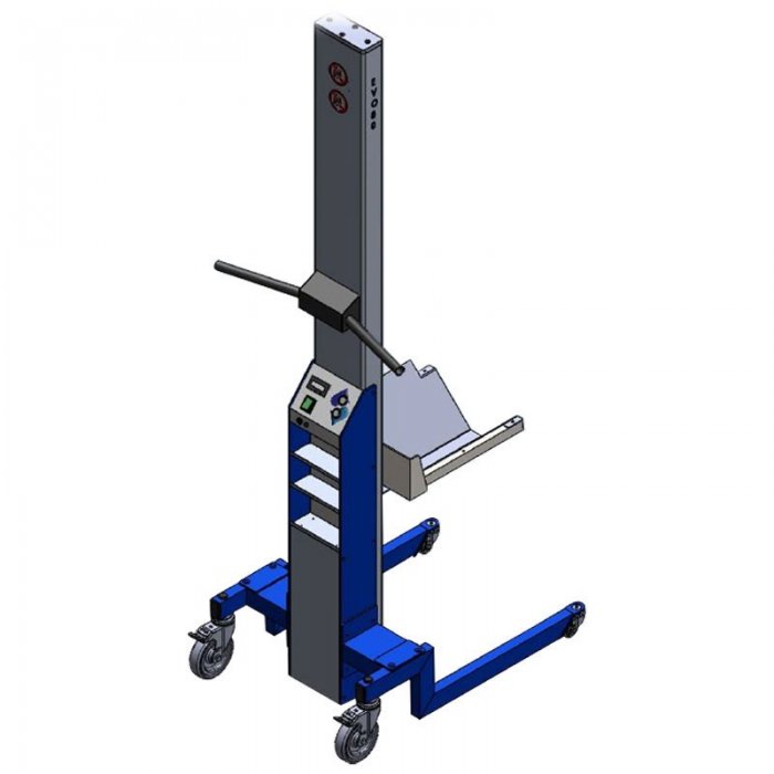 Elevator Mobil Cu Suport V Longitudinal 275 x 345 x 105 mm-Echipamente De Ridicat Si Manipulat