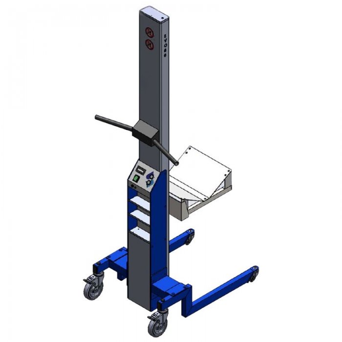 Elevator Mobil Cu Suport V Transversal 325 x 390 x 145 mm-Echipamente De Ridicat Si Manipulat