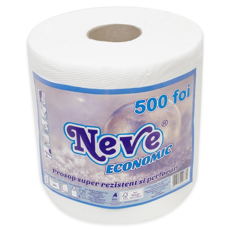 Prosop Hartie, Alb, 2 Straturi, Uz Casnic