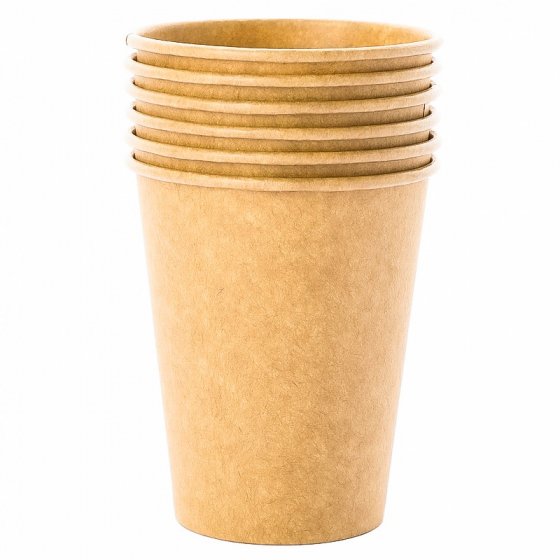 Pahar Carton 8 oz Pentru Bauturi Calde, 50 buc/set