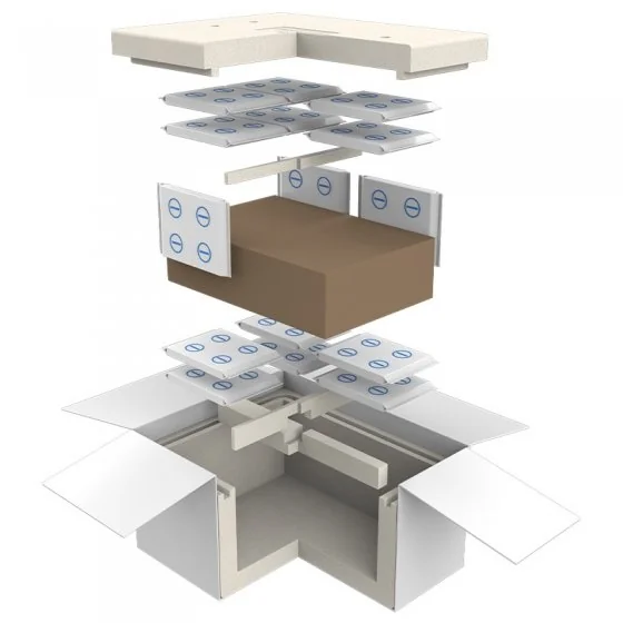 Cutii Termoizolante Pentru Expedieri In Conditii De Temperatura Controlata, Inghetat, -15°C