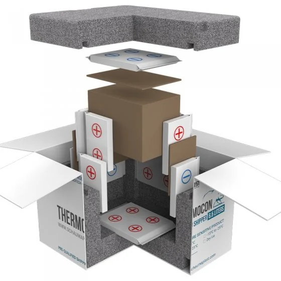 Cutii Termoizolante Pentru Expedieri In Conditii De Temperatura Controlata, Rece +2°C - +8°C