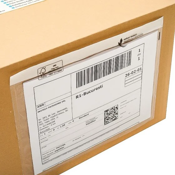 Set 100 Plicuri Port Document Autoadezive, C4/C5/C6/DL