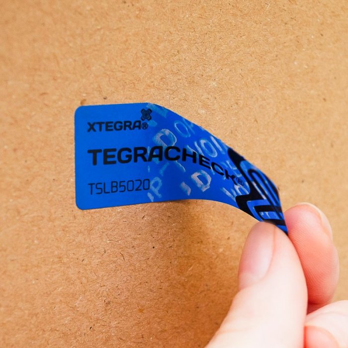 Etichete Autoadezive De Securizare VOID, Albastru, Format 50 x 20 mm-Benzi Adezive Pentru Ambalare